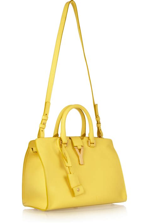 ysl small cabas yellow|Amazon.com: Yves Saint Laurent, Pre.